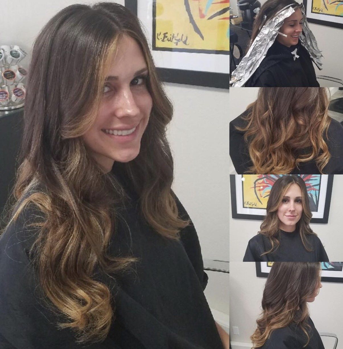 Hair color by Shawn
