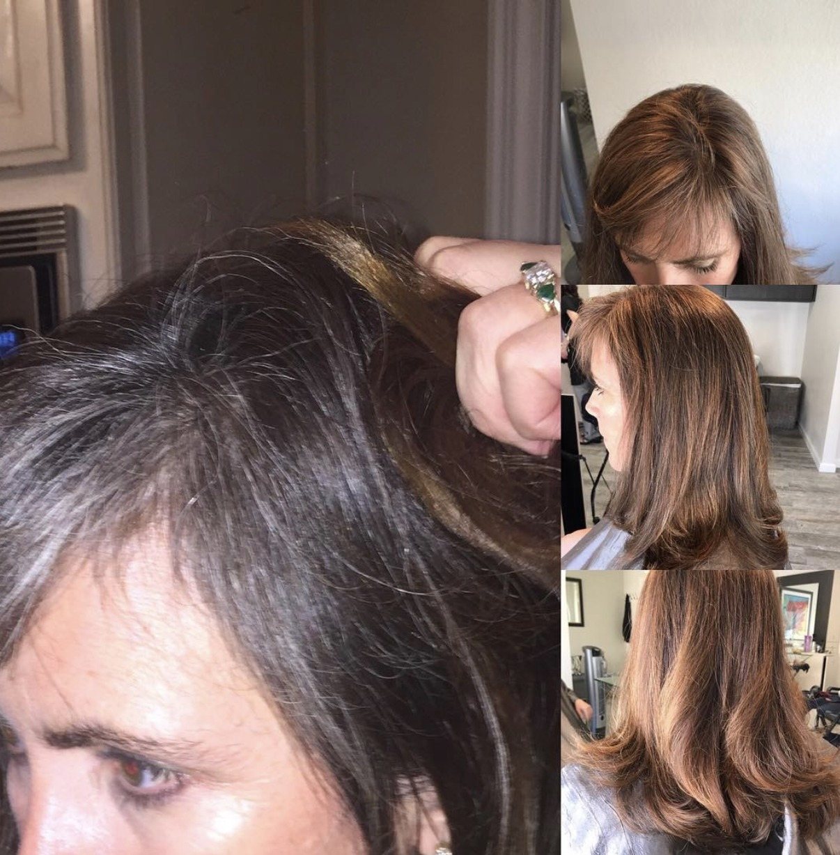 Hair color by Shawn