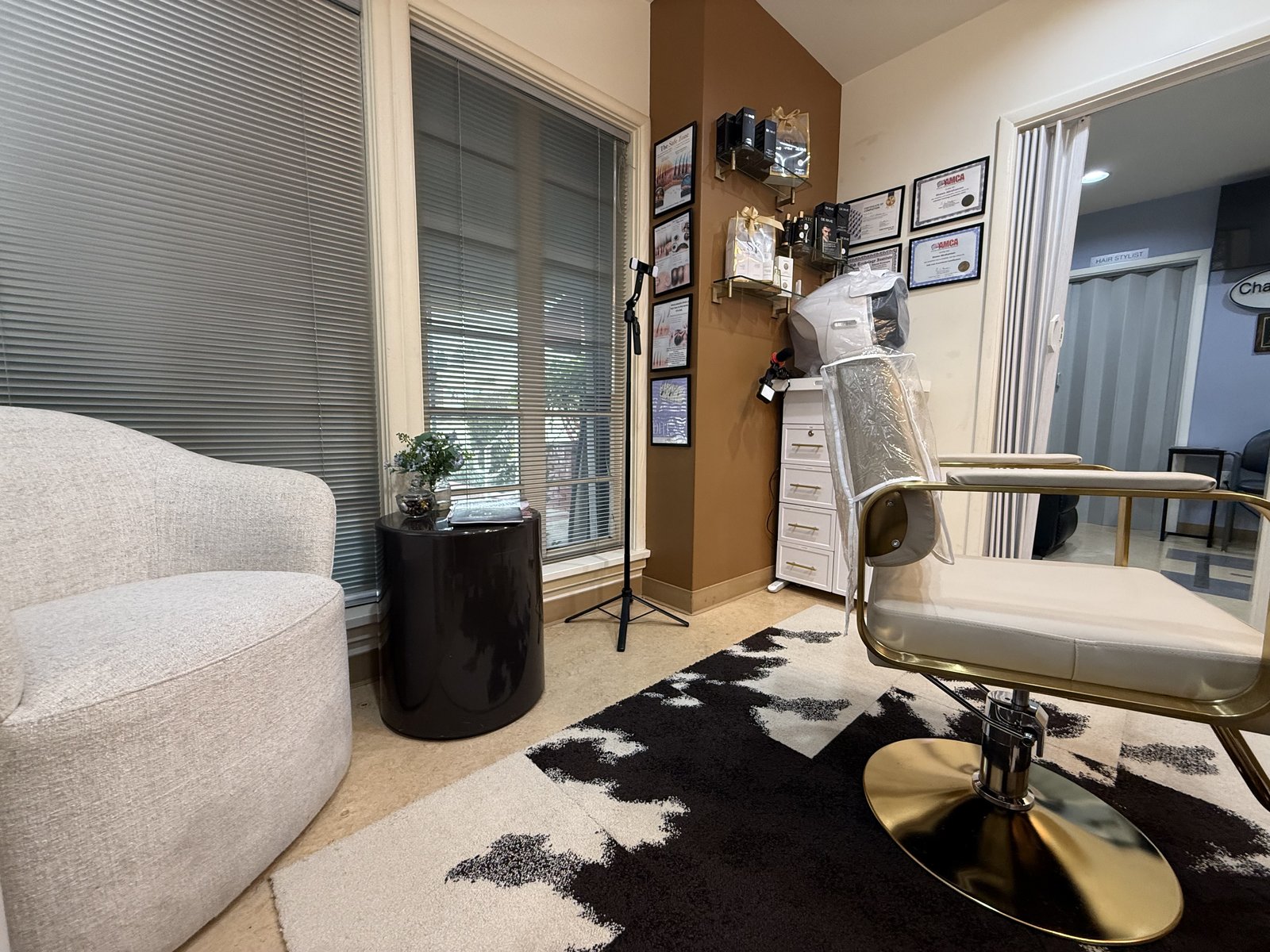 Shawn's studio at Chameleon Salon